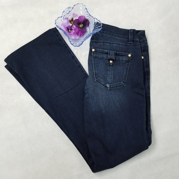 White House Black Market Denim - White House Black Market Skinny Flare Jeans 4S